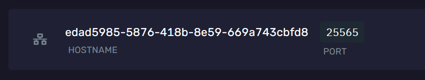 Ports and Proxies tab with the Make Internal button